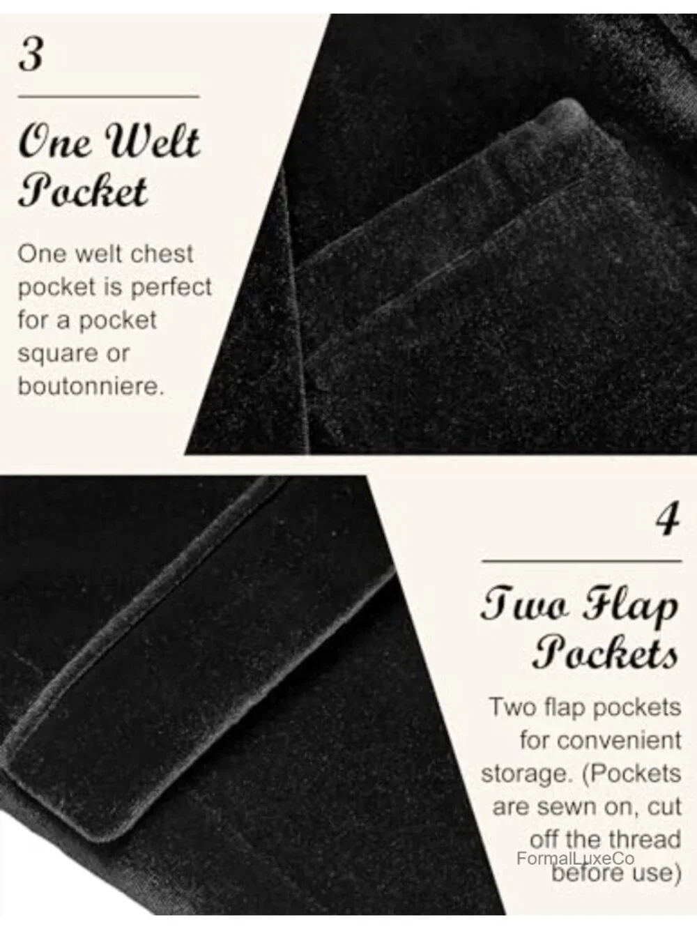 Men's Velvet Blazer Notched Lapel Suit Jacket One Button Tuxedo Party